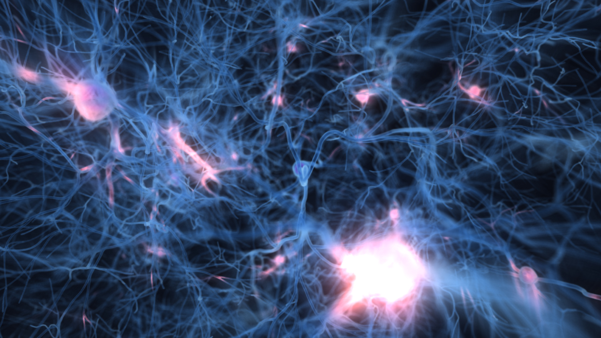 Premium AI Image | Neuron cell illustration with nervous impulses along  dendrites Neural connections in outer space