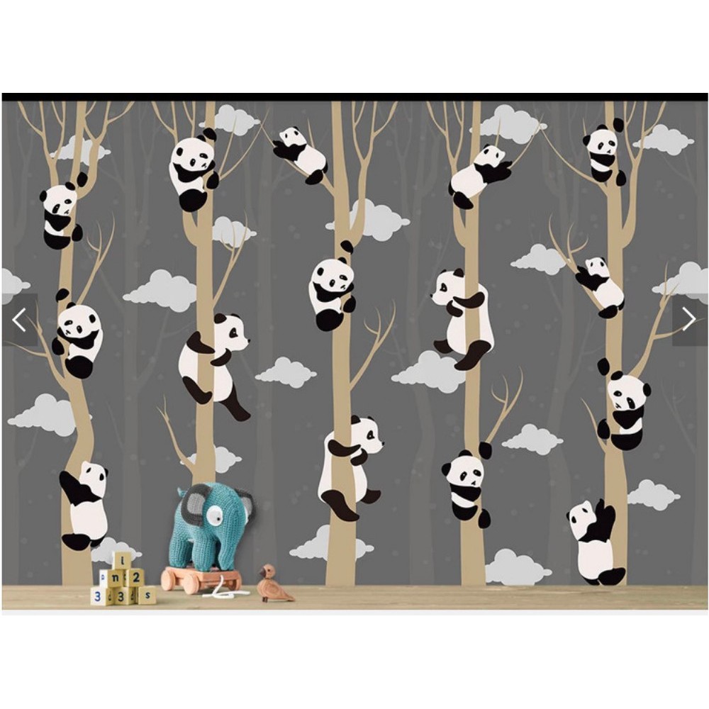 fond d'écran panda,boston terrier,modèle,arbre,conception,bouleau