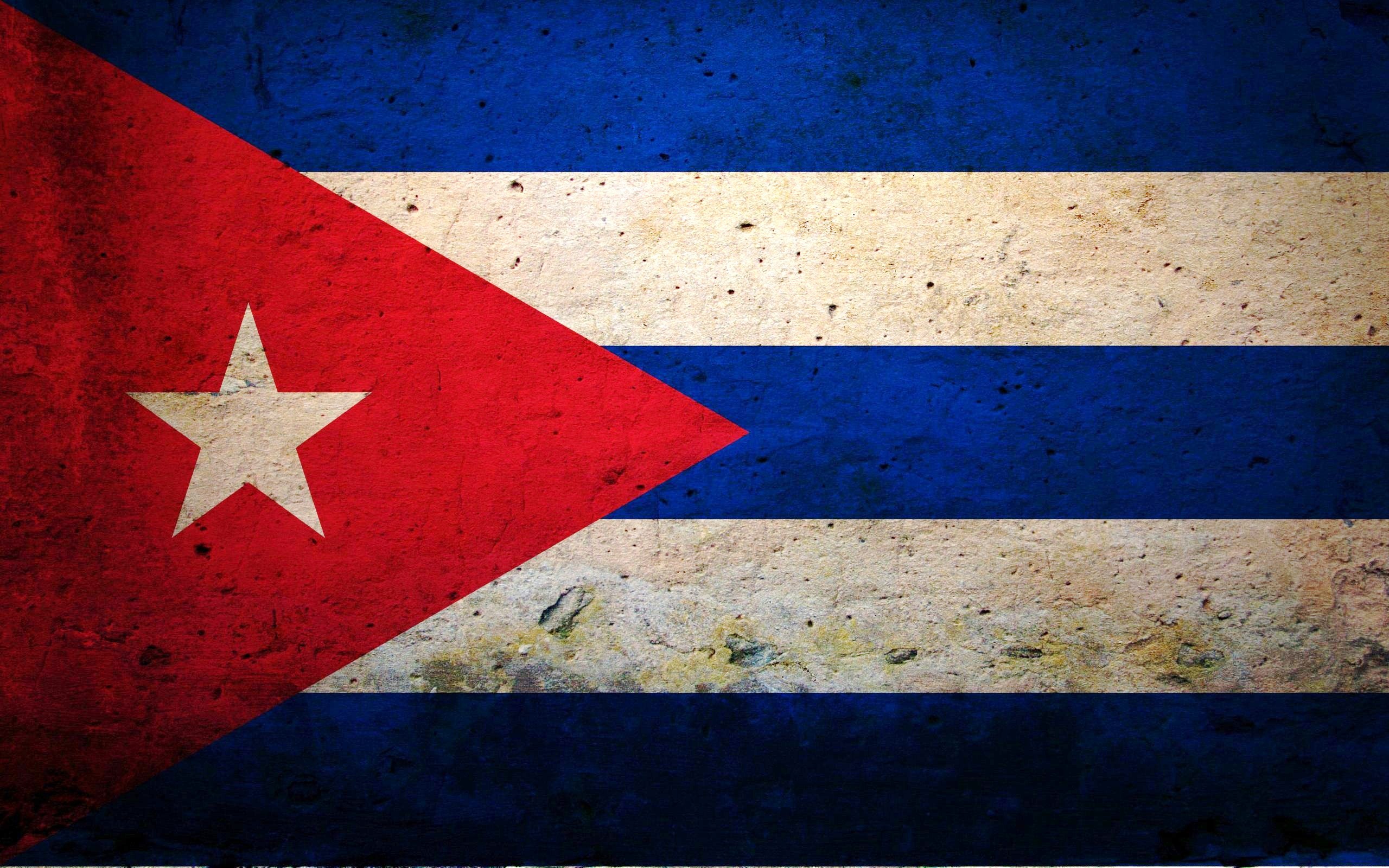 キューバの旗の壁紙,国旗,赤,ライン,三角形,パターン