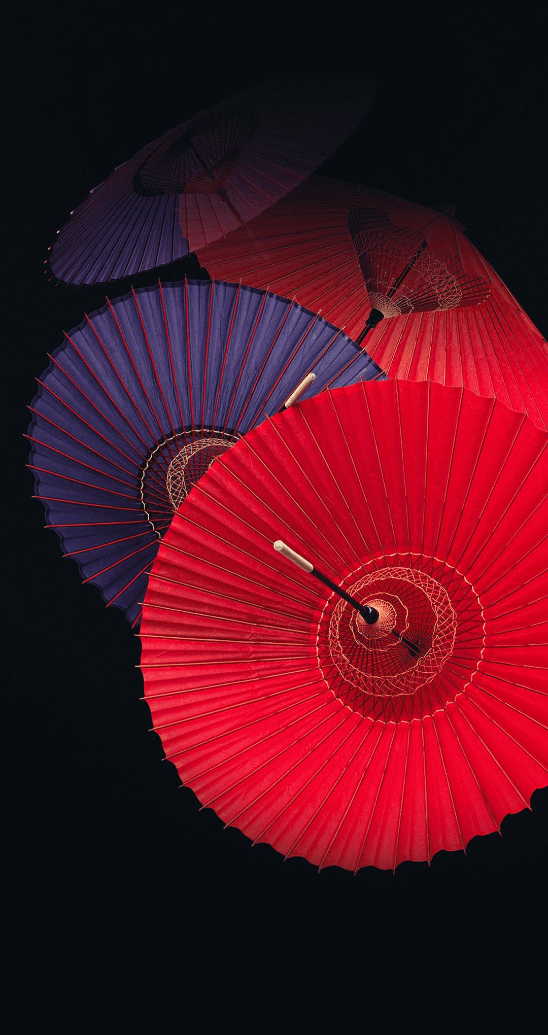 fondo de pantalla afilado,rojo,paraguas,espiral,circulo