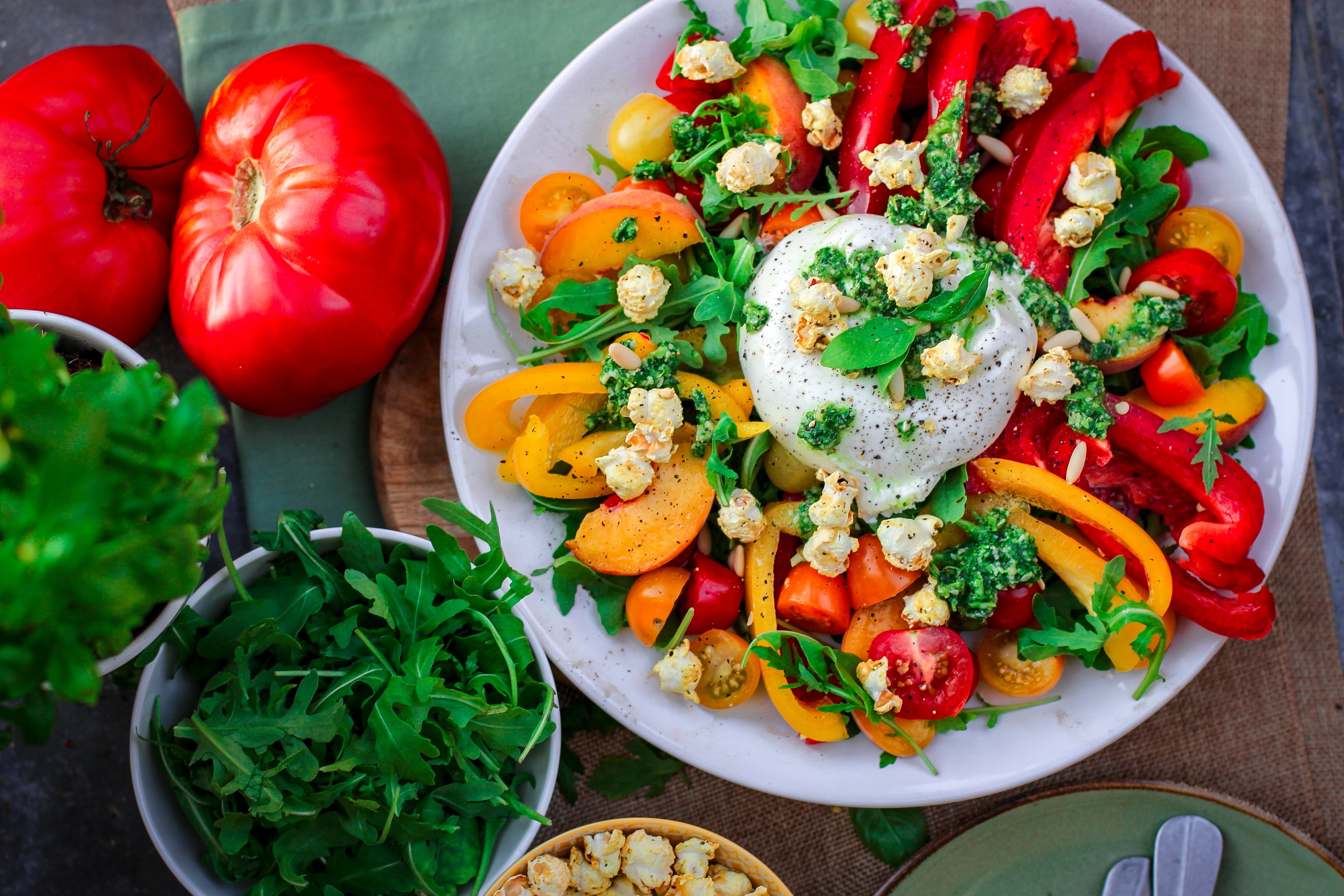 Gesunde Lebensmittel Tapete Essen Gericht Gem Se Salat Vegetarisches Essen Wallpaperuse
