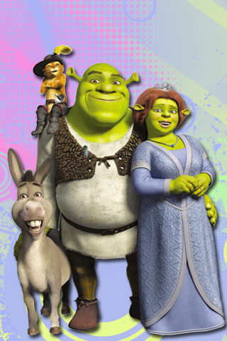 Shrek And Fiona And Donkey- Wallpaperuse