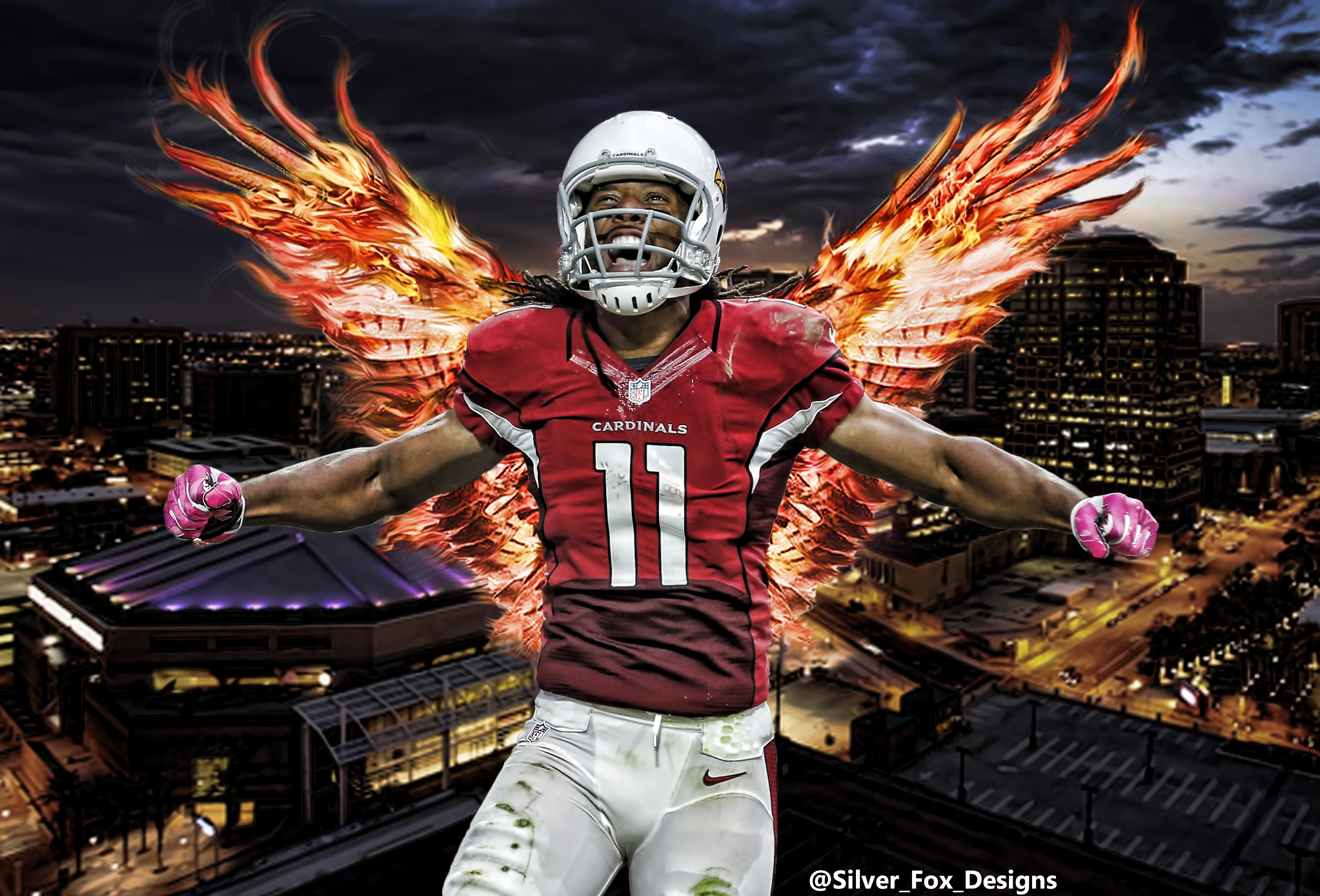 larry fitzgerald wallpaper,super bowl,american football,fan,competition event,gridiron football