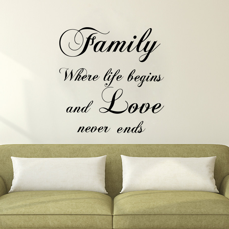 Family Sayings For Wall Art- WallpaperUse