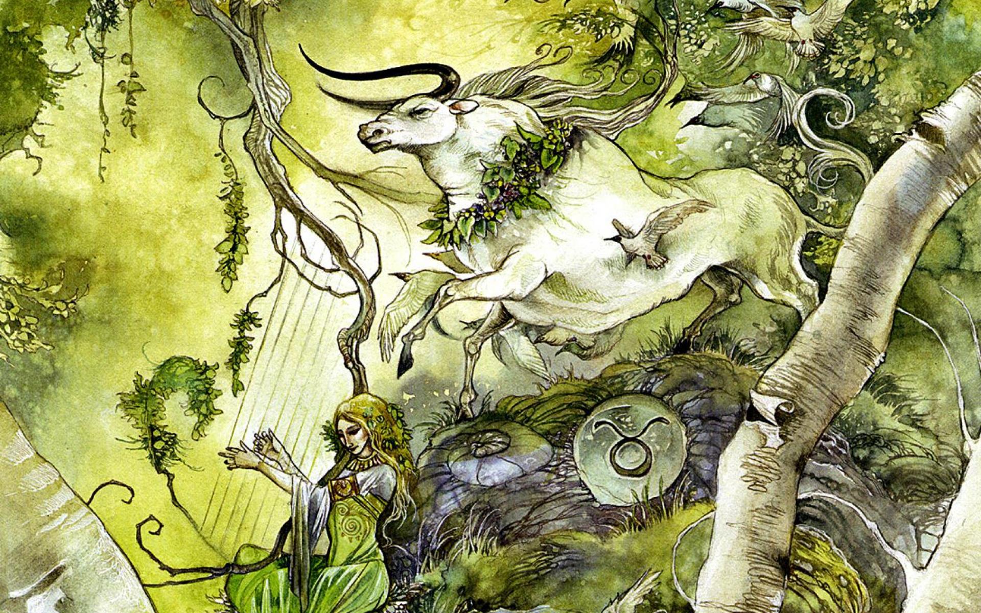 taurus fondos de pantalla hd,árbol,ilustración,fauna silvestre,personaje de ficción,mitología