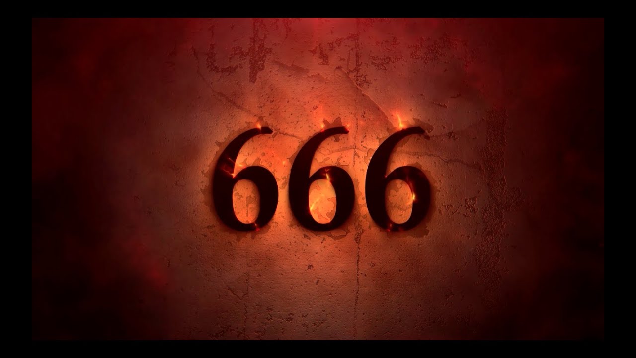 666壁紙,テキスト,フォント,赤,オレンジ,アンバー