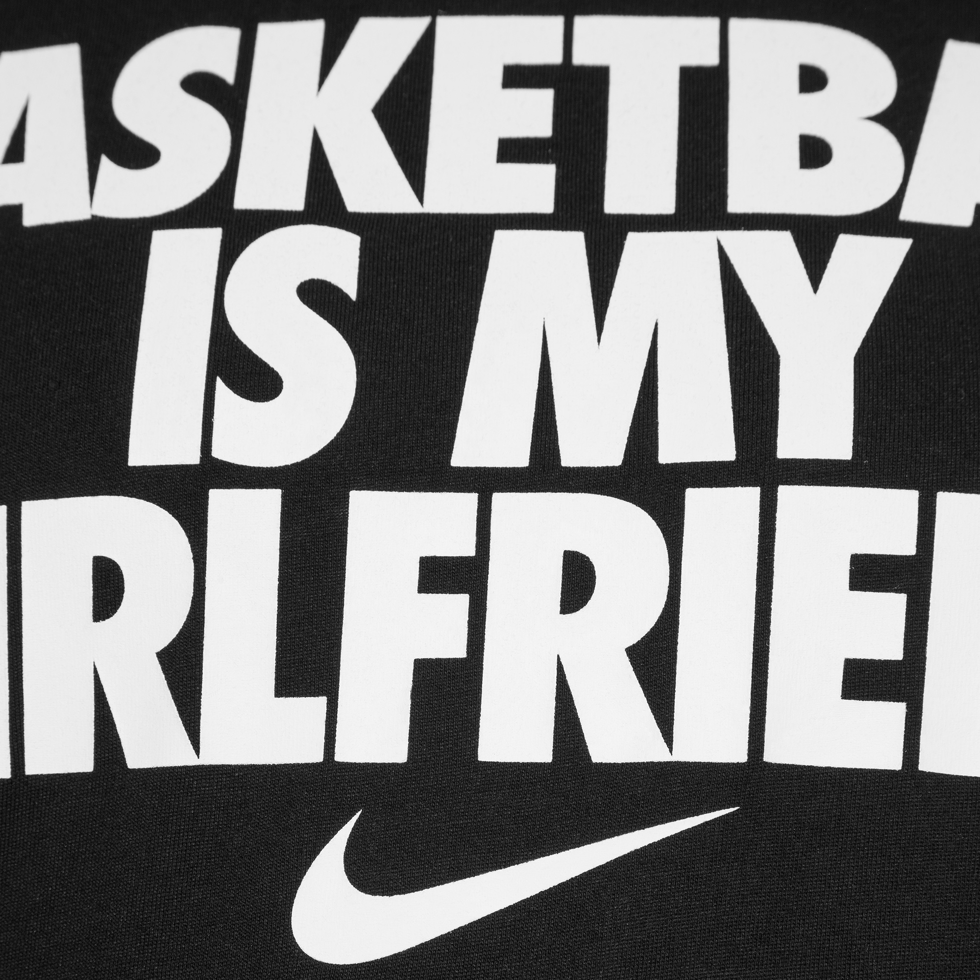 バスケットボールは私のガールフレンドの壁紙です,フォント,テキスト,tシャツ,黒と白,スリーブ