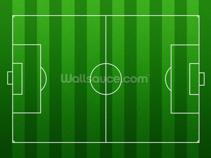 Football Pitch Mural Wallpaper 4 4 2 System Wallpaperuse 