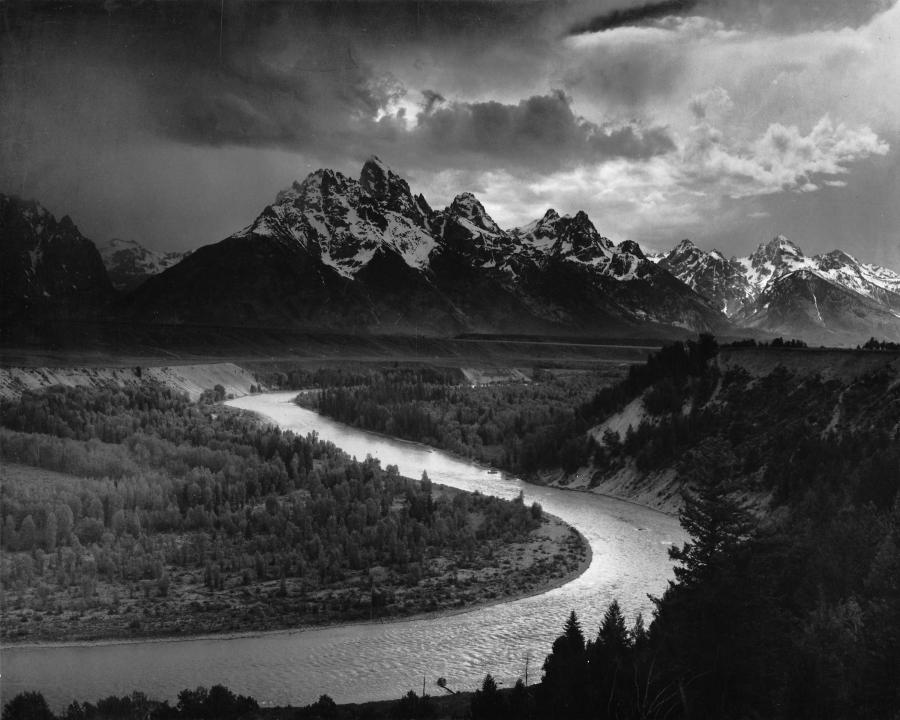 Ansel Adams Wallpaper, Photo - Grand Teton National Park- WallpaperUse