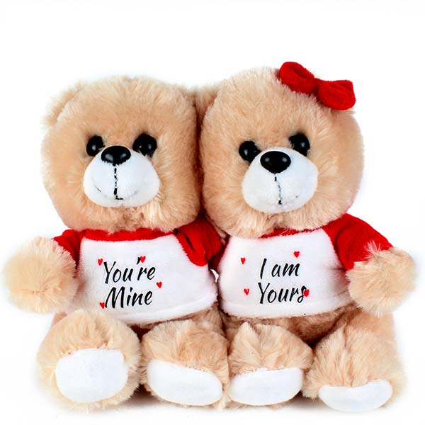 Sweet Teddy Bear Couples - Cute Teddy Bear Pair- Wallpaperuse