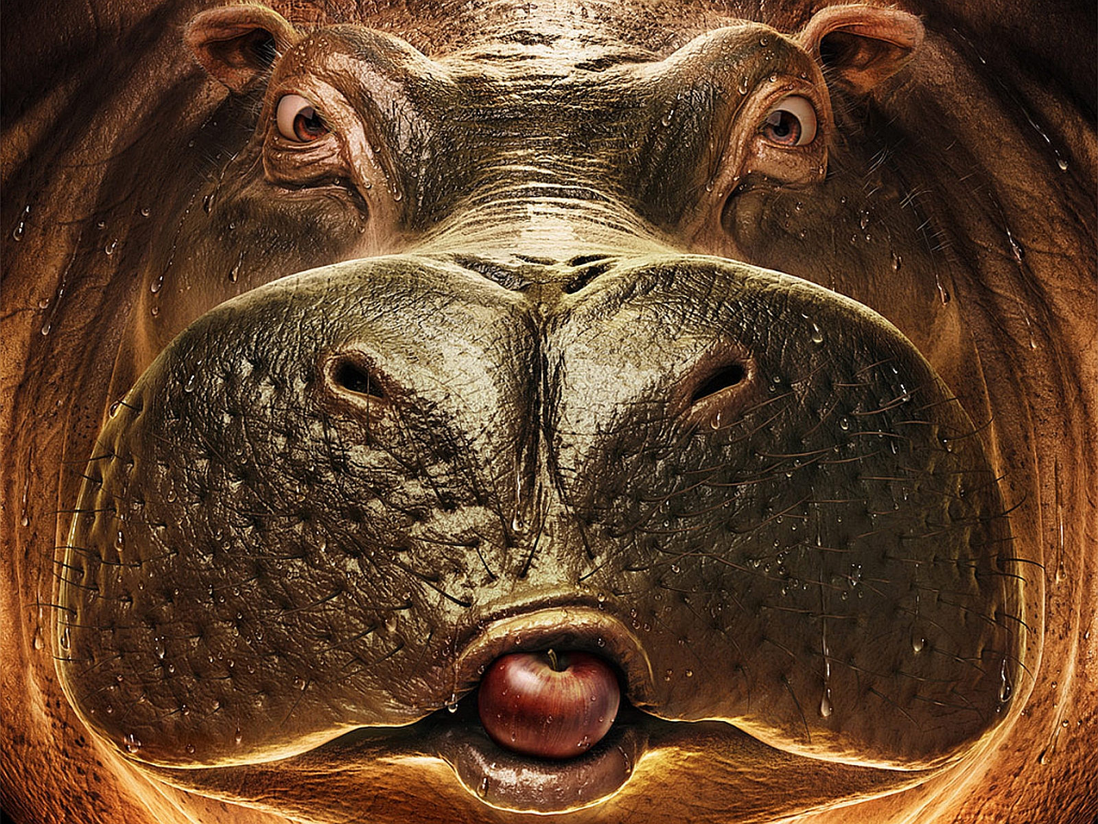 fondo de pantalla de hipopótamo,hocico,animal de trabajo,boca,tallado,arte