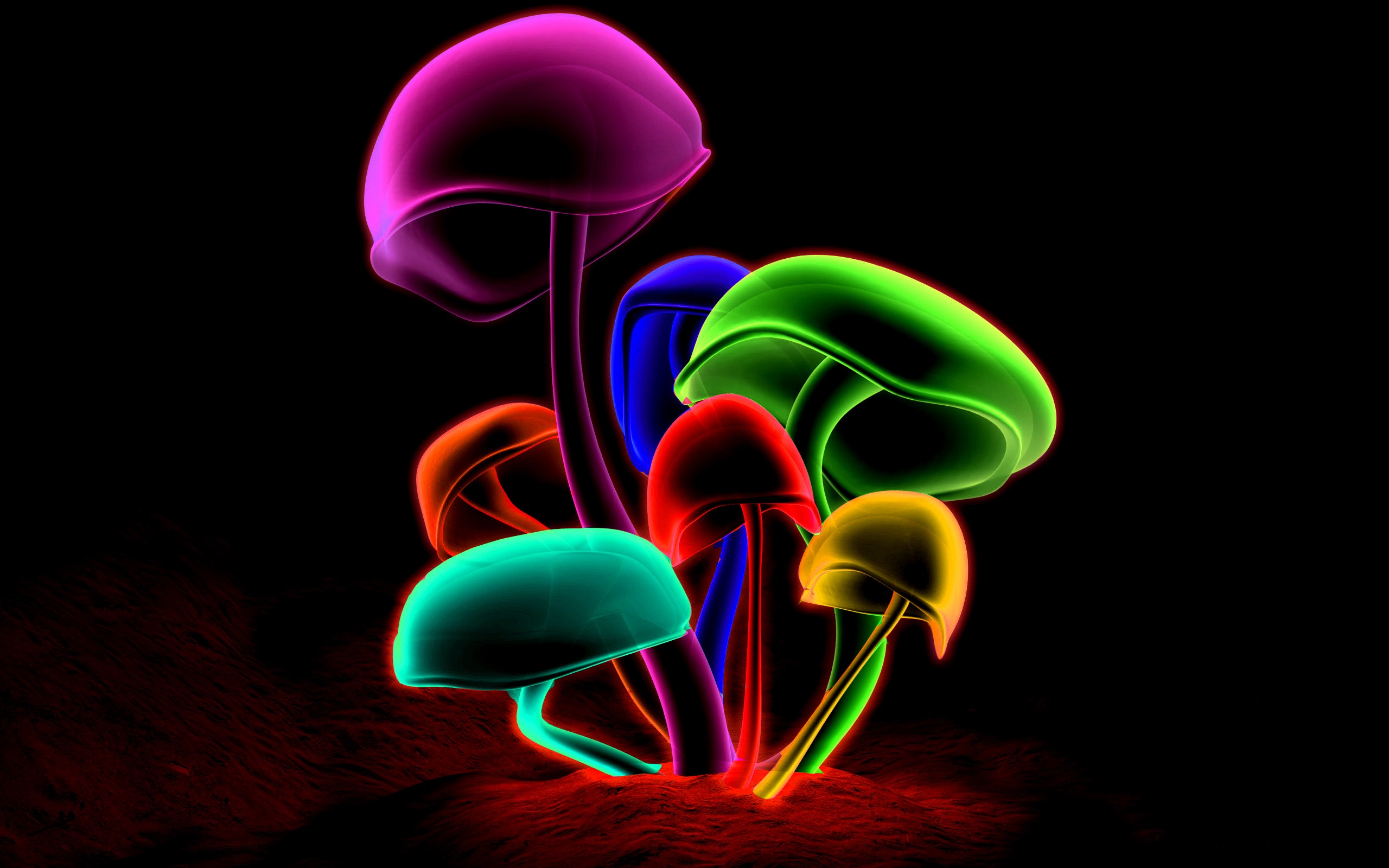 download gratuito di sfondi cool,disegno grafico,fungo,neon,pianta,illustrazione