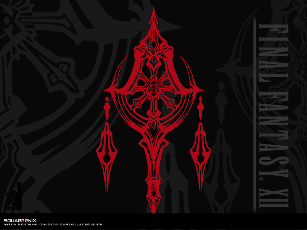 fondo de pantalla ffxii,negro,rojo,simetría,diseño,diseño gráfico