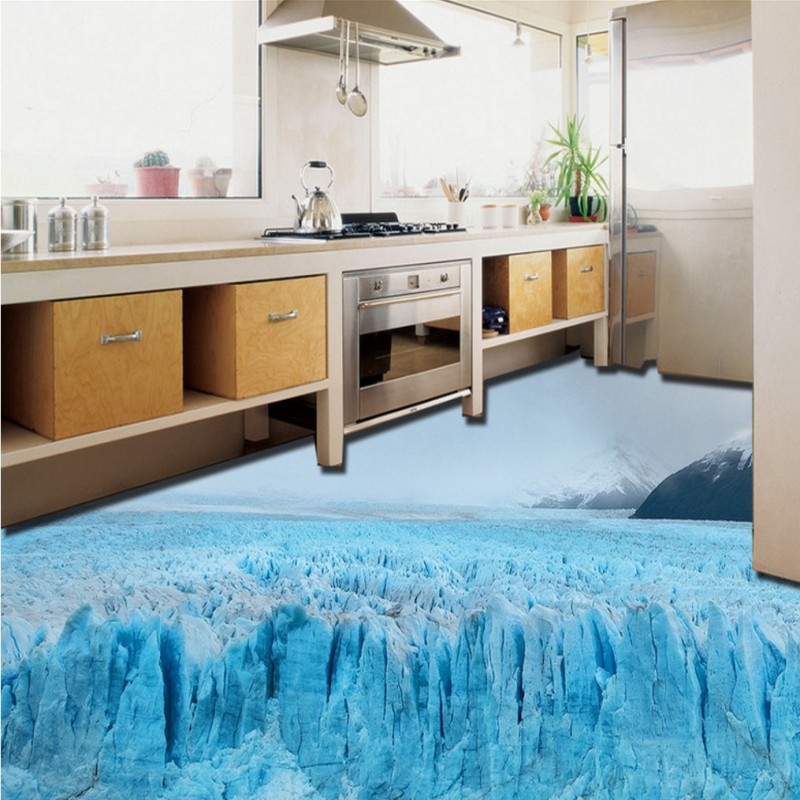 papel tapiz de cocina 3d,suelo,mueble,habitación,encimera,producto