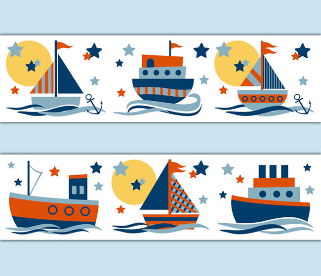 bordure de papier peint nautique,transport par eau,véhicule,clipart,illustration,bateau