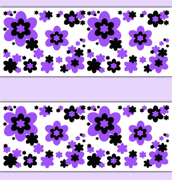 bordure de papier peint violet,violet,violet,modèle,conception,fleur
