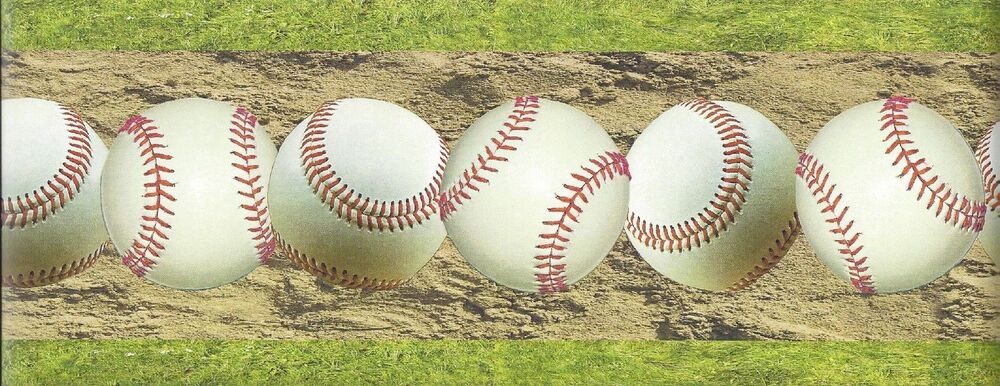 bordo carta da parati baseball,baseball,pipistrello e giochi con la palla,palla base vintage,softball,erba