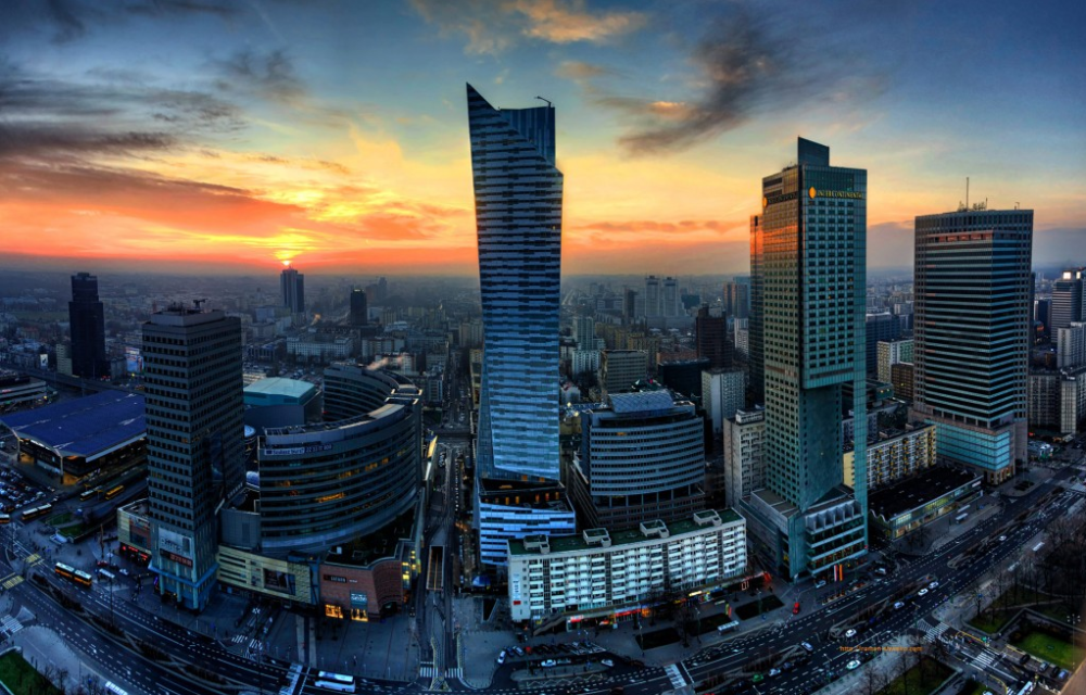 fondo de pantalla de varsovia,área metropolitana,paisaje urbano,ciudad,área urbana,cielo