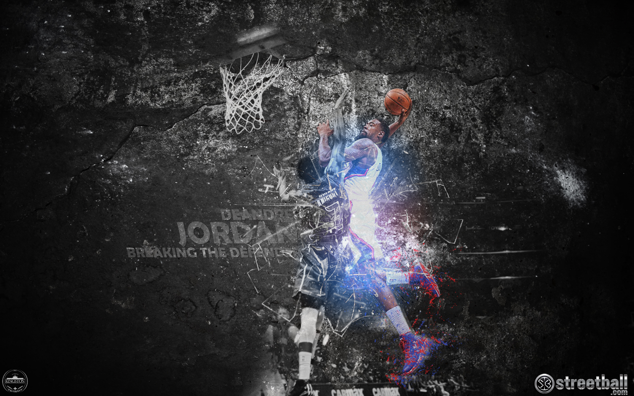 sfondo di deandre jordan,buio,giocatore di pallacanestro,disegno grafico,illustrazione,fotografia