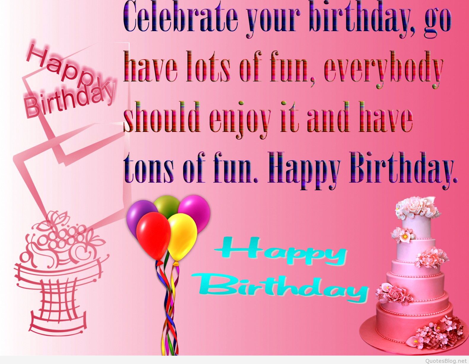 Birthday Wallpaper With Quotes text pink font birthday greeting Card 