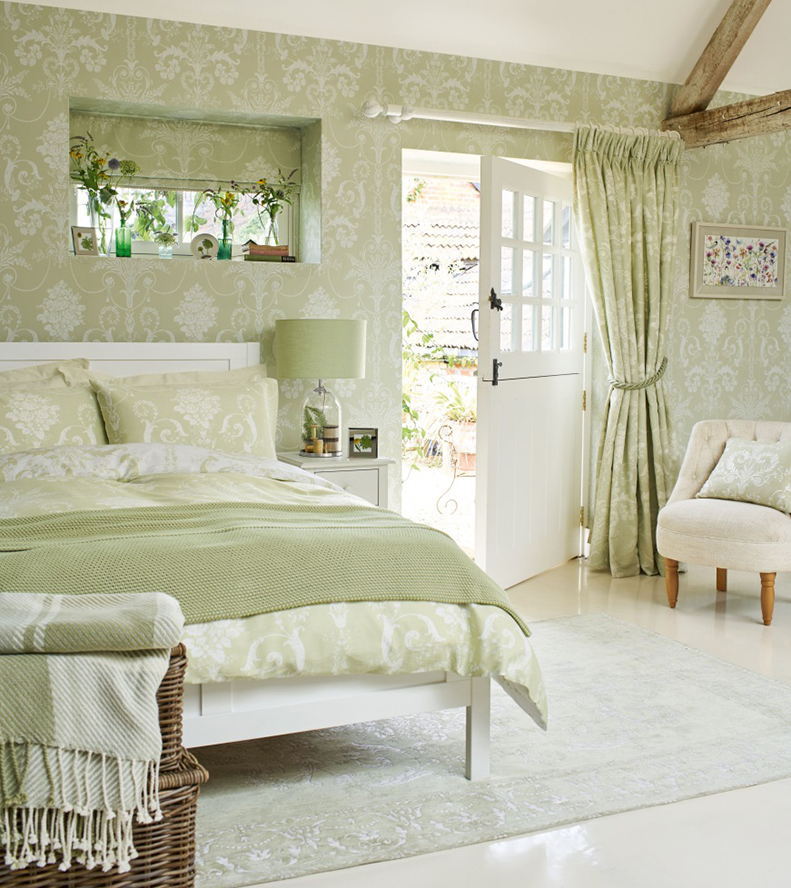 josette wallpaper,mueble,dormitorio,habitación,diseño de interiores,cama