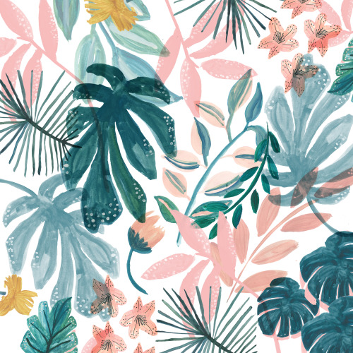 papier peint tropical tumblr,modèle,feuille,plante,fleur,conception