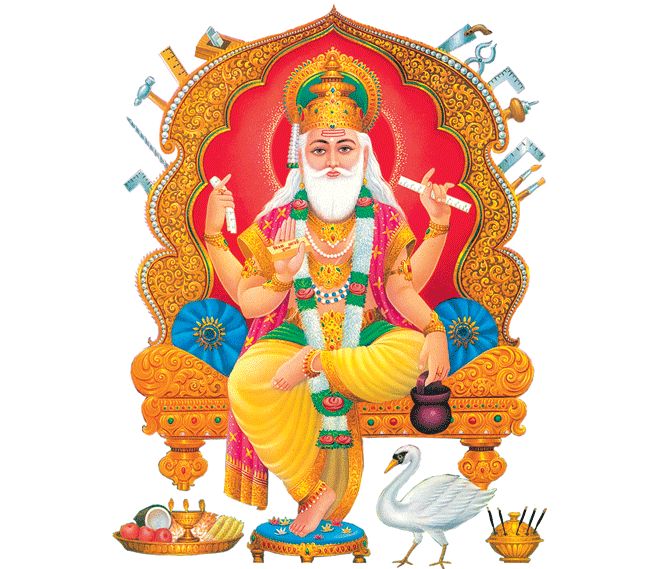 felice vishwakarma puja wallpaper,tempio indù,guru,statua,illustrazione,luogo di culto