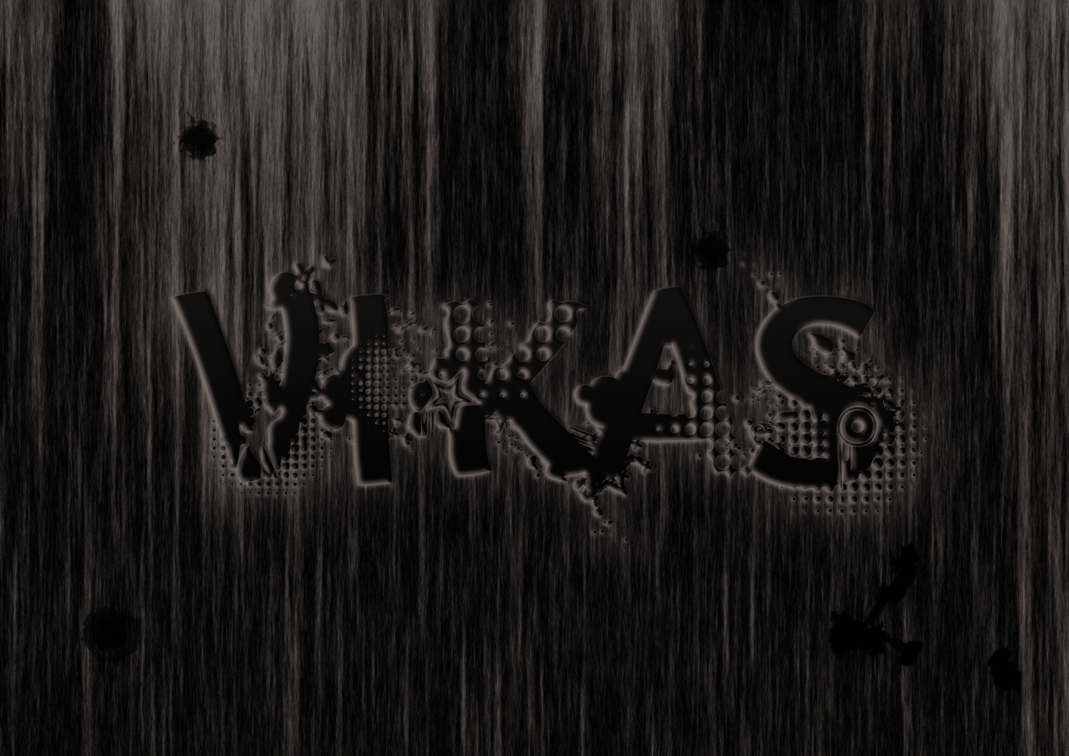 sfondo del nome vikash,nero,testo,font,legna,bianco e nero