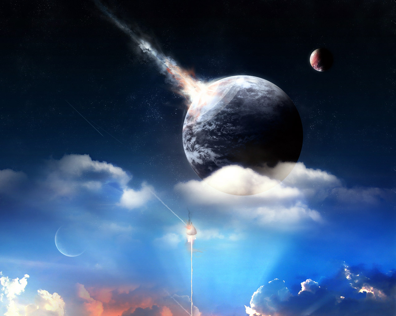 carta da parati bhs,cielo,atmosfera,spazio,oggetto astronomico,pianeta