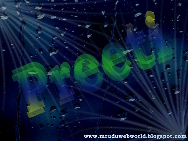 Preeti Name Wallpaper 3d WallpaperUse