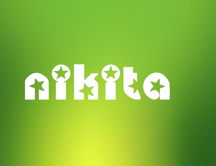 carta da parati nome nikita,verde,testo,font,grafica,disegno grafico