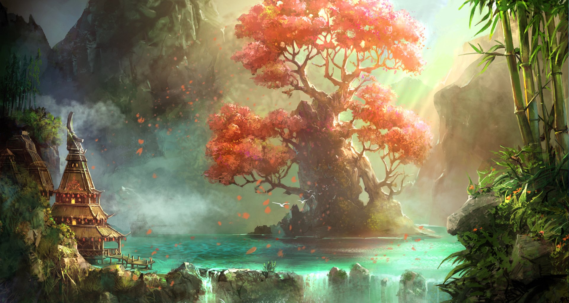 Hd Wallpaper Fantasy Landscape WallpaperUse   61 614862 Artwork   Hd 