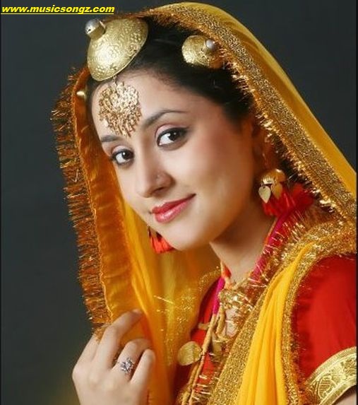 fond d'écran punjabi jatti,jaune,tradition,portrait,la mariée,relooking