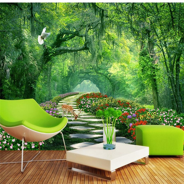 papier peint bergambar,paysage naturel,vert,la nature,fond d'écran,mural