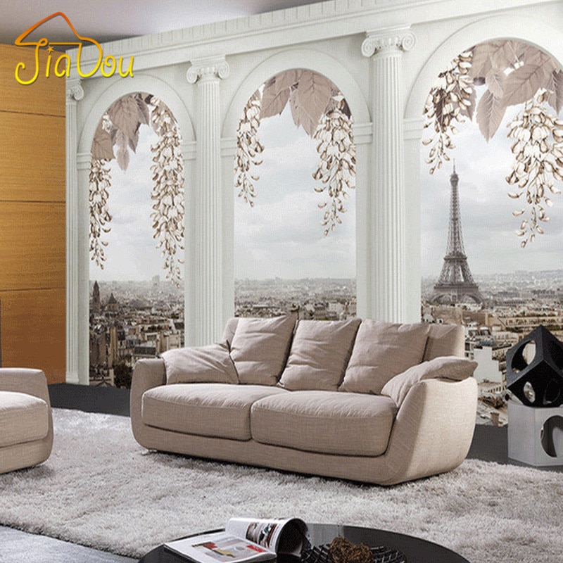 custom 3d wallpaper,living room,furniture,couch,room,wallpaper