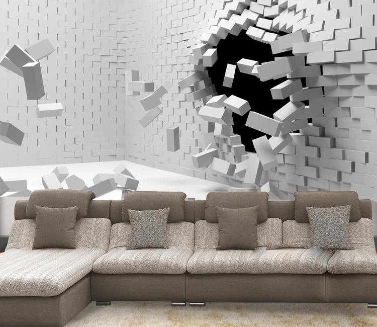 costo de papel tapiz 3d,pared,sala,habitación,sofá,fondo de pantalla
