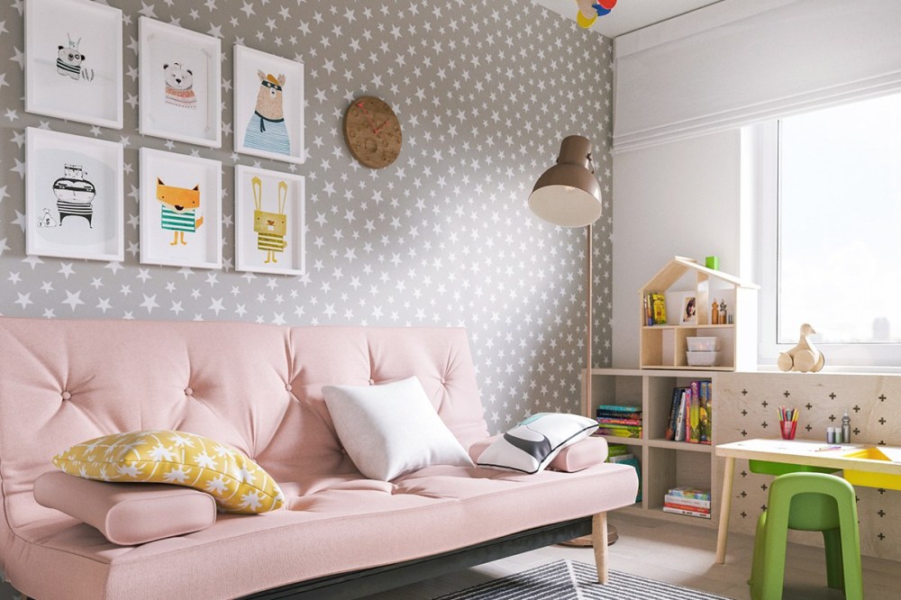 papel tapiz karakter,habitación,mueble,diseño de interiores,pared,producto