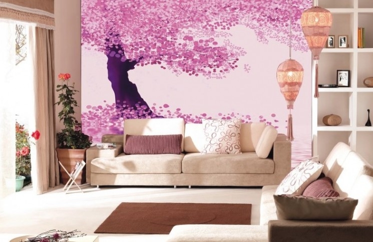 wallpaper dinding unik,soggiorno,camera,rosa,sfondo,interior design