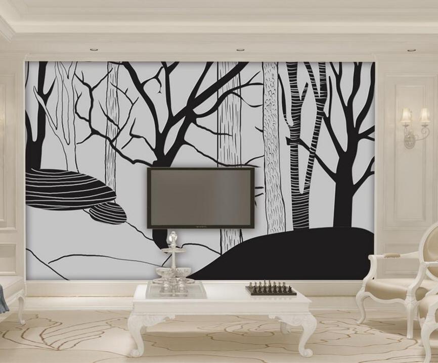 sfondi hitam abstrak,bianca,albero,camera,parete,soggiorno