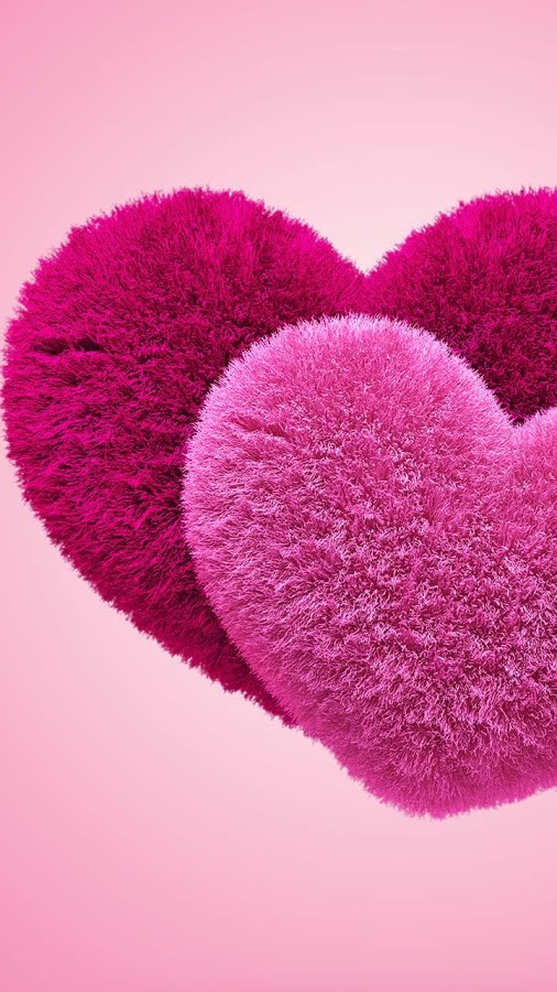 corazones esponjosos live wallpaper,rosado,piel,corazón,púrpura,violeta