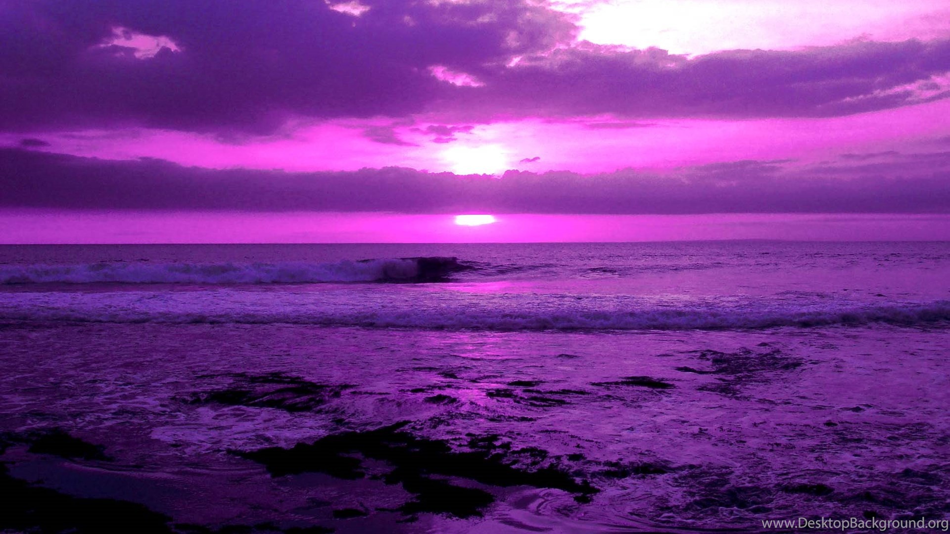 lindo fondo de pantalla púrpura,cielo,horizonte,mar,naturaleza,violeta