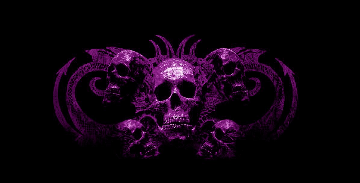 papier peint crâne violet,violet,violet,crâne,art fractal,os