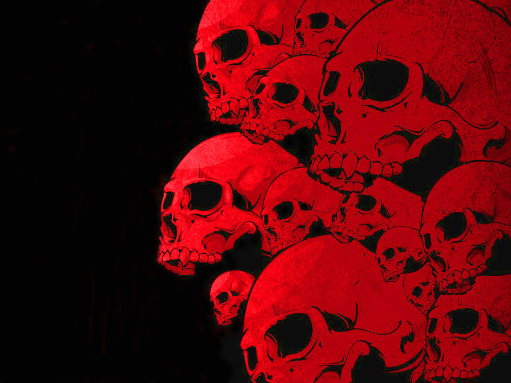 papel pintado rojo del cráneo,rojo,cráneo,hueso,ilustración