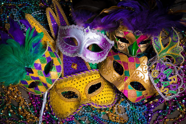 マルディグラの壁紙,マスク,仮面,紫の,バイオレット,カーニバル