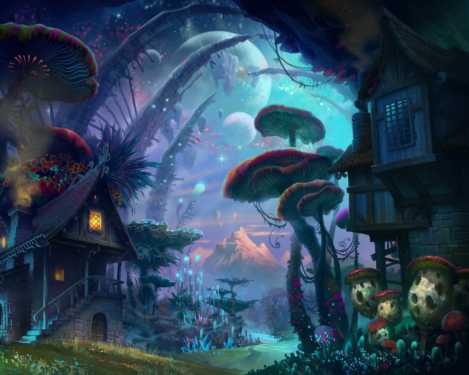 Fantasy House Wallpaper Hd- WallpaperUse