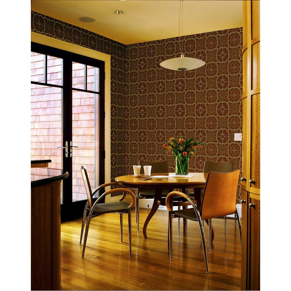 papier peint carrelage espagnol,chambre,meubles,design d'intérieur,table,salle à manger