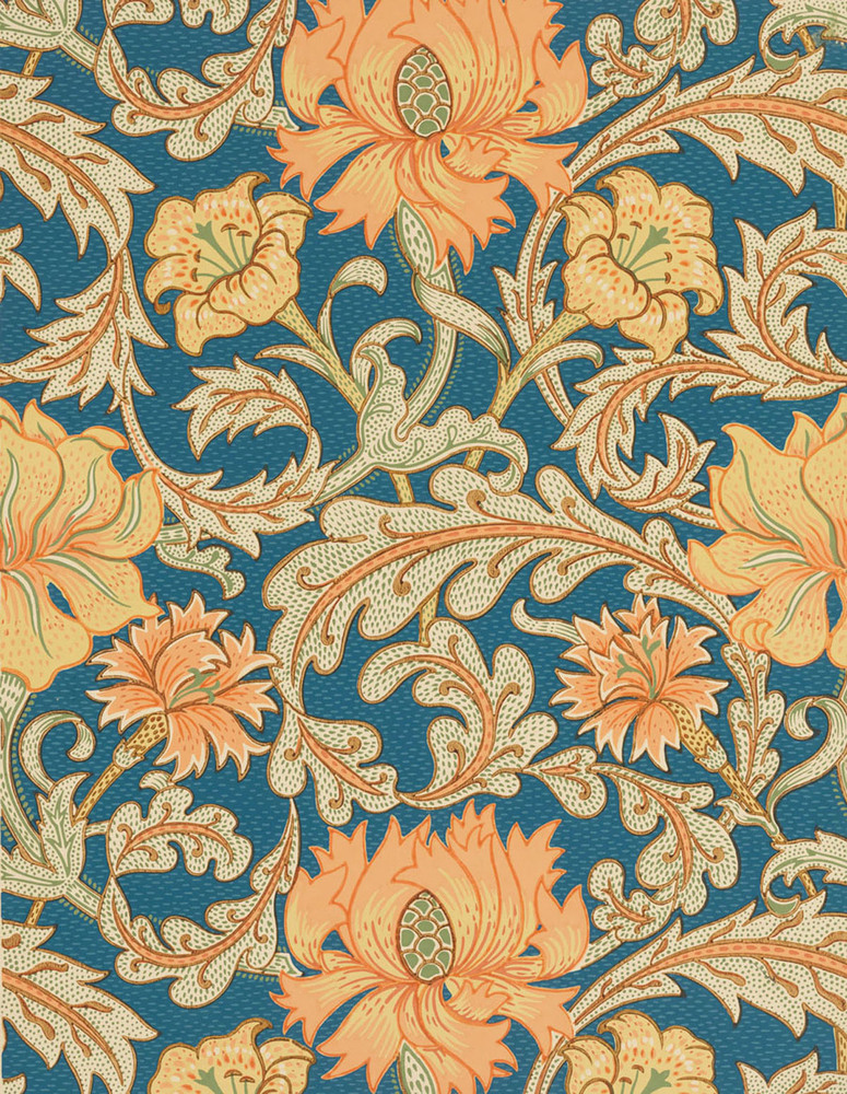 1900 wallpaper,modello,arancia,disegno floreale,tessile,design
