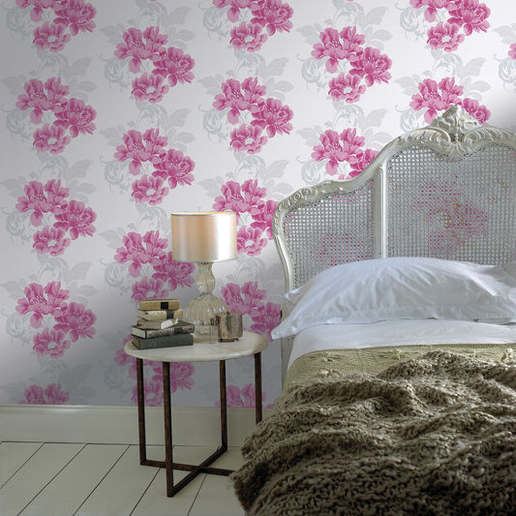 fuchsia wallpaper,pink,bedroom,room,wallpaper,wall (#701171) - WallpaperUse