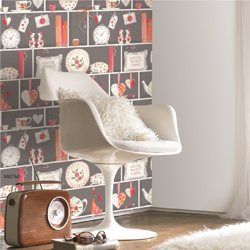 coloroll wallpaper,mueble,habitación,estante,calcetín navideño,diseño de interiores
