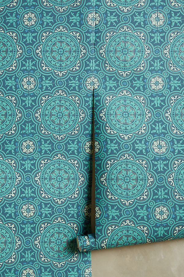 독특한 벽지 영국,아쿠아,초록,무늬,터키 옥,푸른